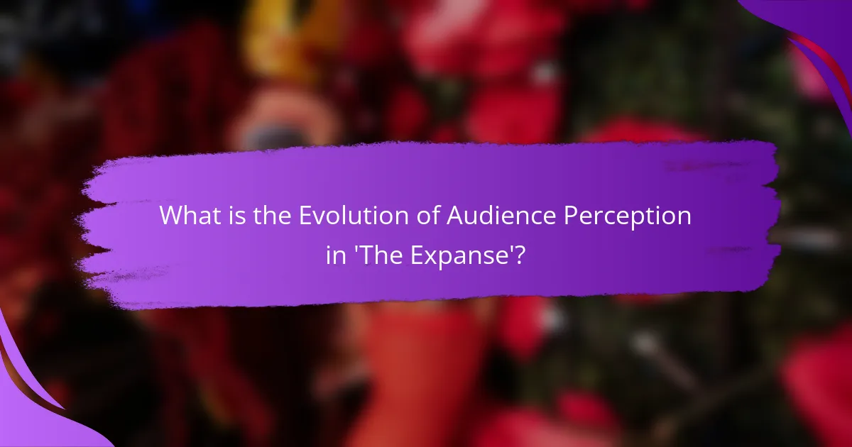 What is the Evolution of Audience Perception in 'The Expanse'?